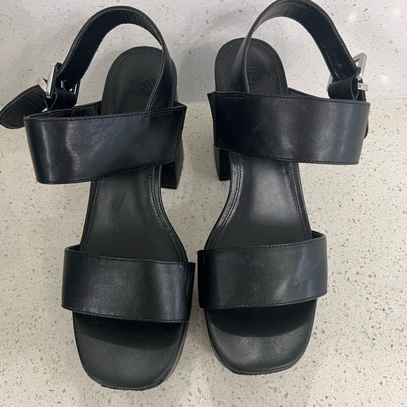 Urban Outfitters Rachel faux leather strappy platform heels - Picture 3 of 6